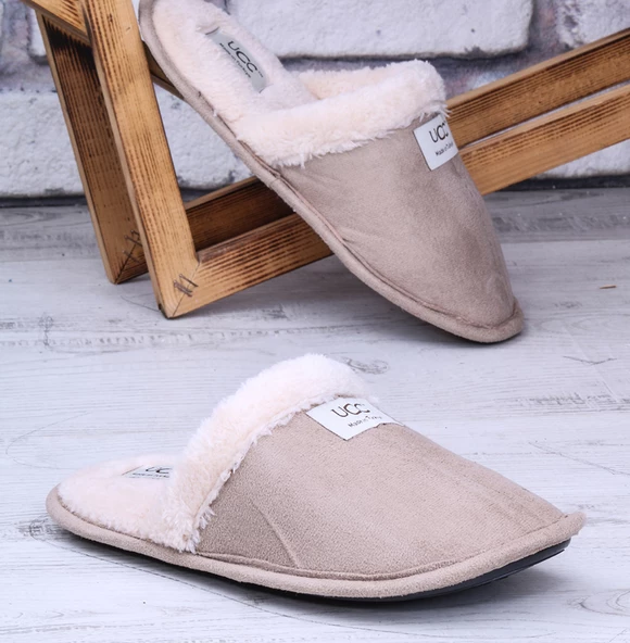 Ghattix Ucg Tüylü Üşütmez Pofuduk Panduf Ev Terlik - 3