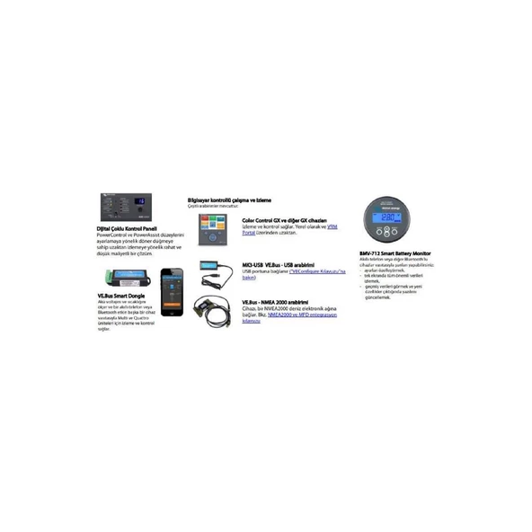Victron Enerji MultiPlus İnvertör Şarj Cihazı 5000VA-48-5000-70-100 - 3