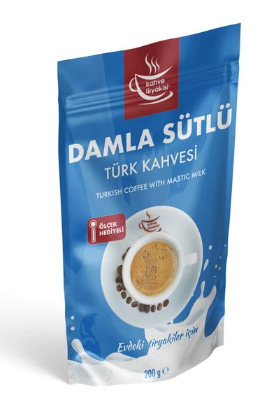 Kahve Tiryakisi Damla Sütlü Türk Kahvesi 200 gr Paket - 2
