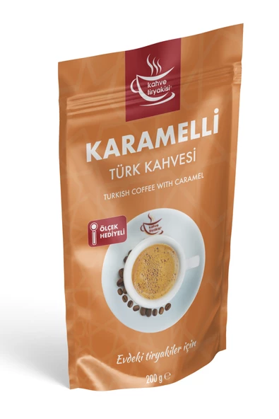 Kahve Tiryakisi Karamelli Türk Kahvesi 200 gr Paket - 2