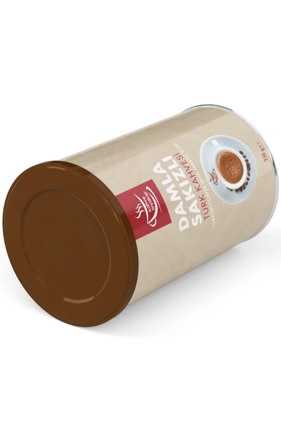 Kahve Tiryakisi Damla Sakızlı Türk Kahvesi 250 gr Teneke - 2