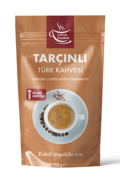 Kahve Tiryakisi Tarçınlı Türk Kahvesi 200 gr Paket