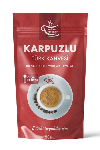 Kahve Tiryakisi Karpuzlu Türk Kahvesi 200 gr Paket