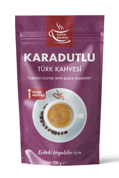 Kahve Tiryakisi Karadutlu Türk Kahvesi 200 gr Paket