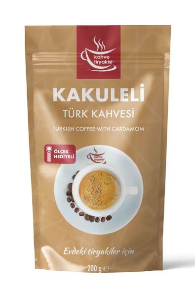 Kahve Tiryakisi Kakuleli Türk Kahvesi 200 gr Paket