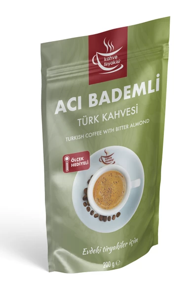 Kahve Tiryakisi Acı Bademli Türk Kahvesi 200 gr Paket - 2