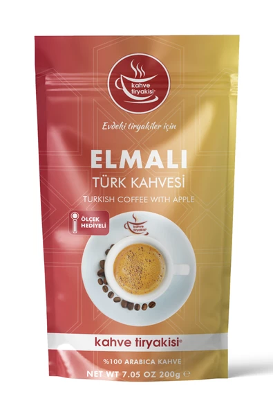 Kahve Tiryakisi Elmalı Türk Kahvesi 200 gr Paket