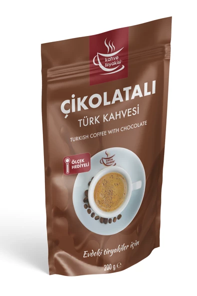 Kahve Tiryakisi Çikolatalı Türk Kahvesi 200 gr Paket - 2