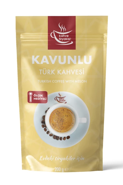 Kahve Tiryakisi Kavunlu Türk Kahvesi 200 gr Paket