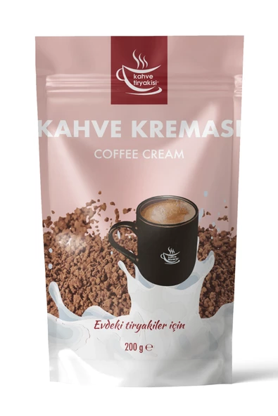 Kahve Tiryakisi Kahve Kreması 200 gr Paket