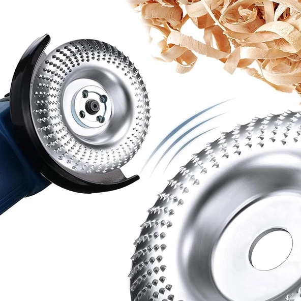 Anself Ahşap Taşlama Törpüleme Oyma Eğe Diski Ahşap Kesici 100 mm