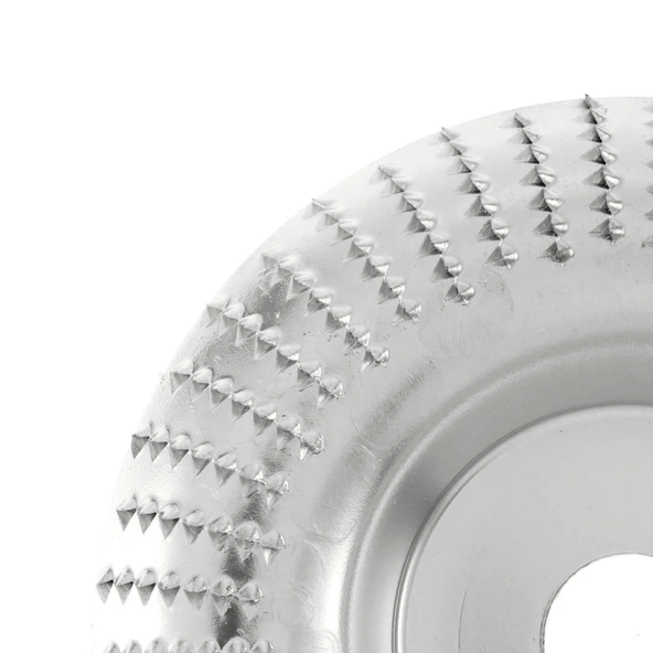 Anself Ahşap Taşlama Törpüleme Oyma Eğe Diski Ahşap Kesici 100 mm - 7
