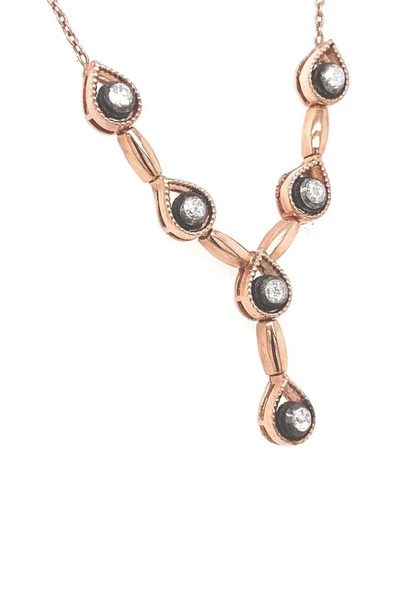 8 Ayar Altın 0.16 Ct Elmas Kadın Kolye - 3