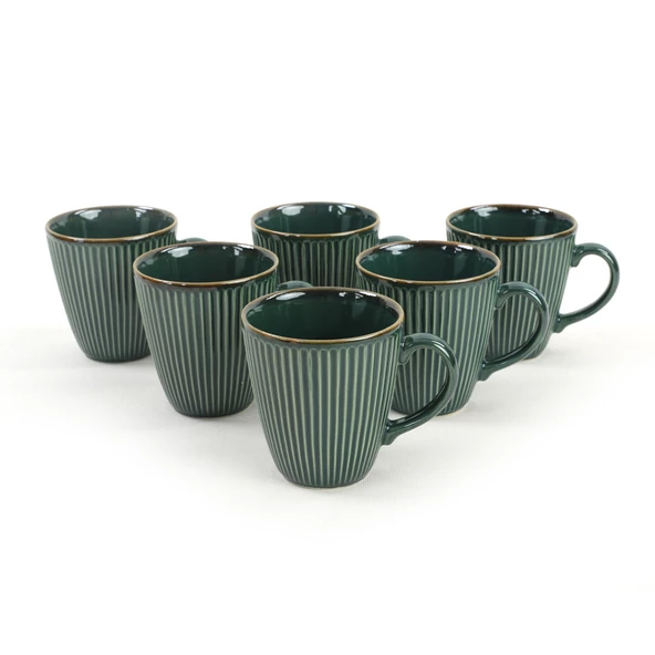 Keramika Zümrüt Myra Kupa 10 Cm 6 Adet - 5