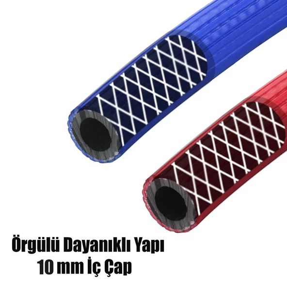 Çelik Kompresör Hava Hortumu 10 mm Termo Hortum (METRE SEÇENEKLİ) - 4