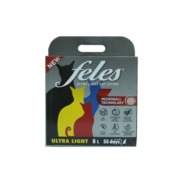 FELES ULTRA LİGHT KEDİ KUMU 8 LT