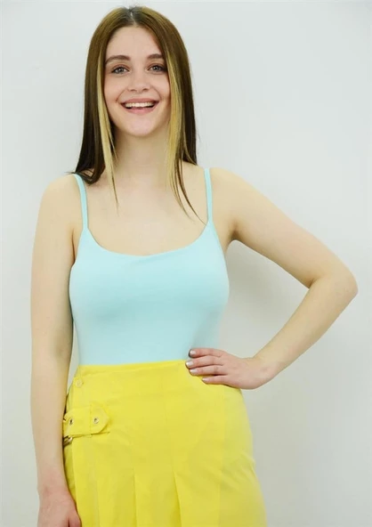 ip askılı mavi içi astarlı - Resim 6