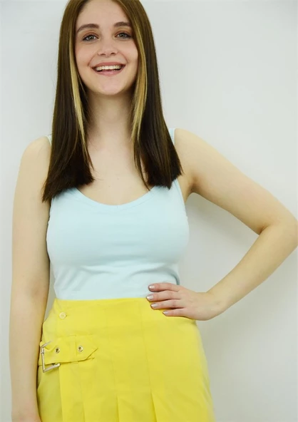 ip askılı mavi içi astarlı - Resim 4