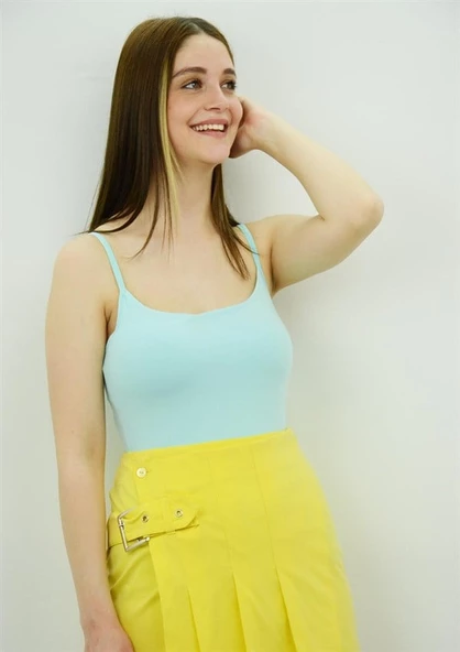 ip askılı mavi içi astarlı - Resim 5