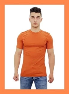 Turuncu Basic Tişört ürün görseli