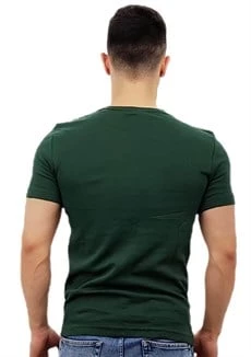 Yeşil Renk Basic Tişört - 3