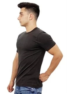 Kahverengi Basic  T-Shirt - 2