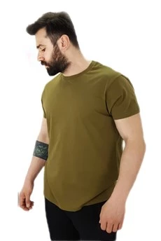 Erkek Acı Yeşil T-Shirt - Resim 2