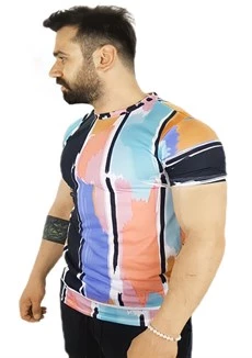 Karışık Desenli T-Shirt - 2