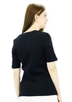 Cat&Dog Baskılı Siyah T-Shirt - Resim 4