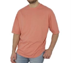 Oversize Erkek Turuncu T-Shirt 10118 - 2