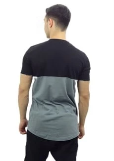 Siyah Yeşil Çift Renk T-shirt 10131 - 3