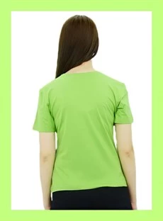 Yazı Detaylı Yeşil T-Shirt - 4
