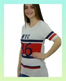 NYC 86 Baskılı T-Shirt - 3