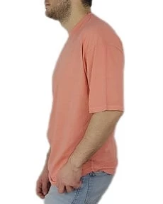 Oversize Erkek Turuncu T-Shirt 10118 - 5