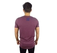 11 Baskılı Mürdüm T-shirt - 3