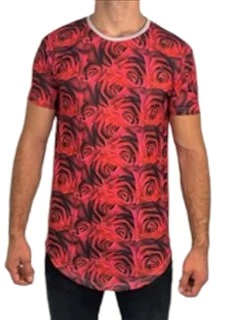 Önü Desenli Beyaz T-shirt - 1