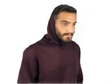 Bordo Eşofman Üstü Sweatshirt - Resim 5