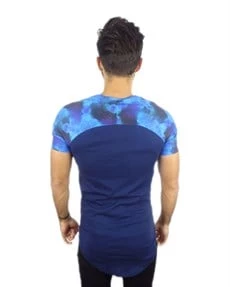 Omuz Desenli Boyu Uzun T-shirt - 3