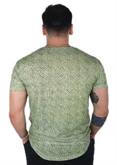 Yeşil Desenli T-Shirt - 3