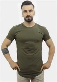 Haki Erkek T-shirt 10109 - 3
