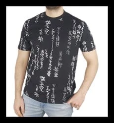 Siyah Yazılı T-shirt 10108 ürün görseli