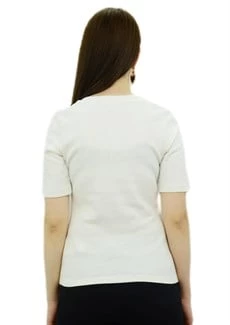Cat&Dog Baskılı Krem T-Shirt - 4