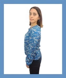 Mavi Uzun Kollu Bluz - 3