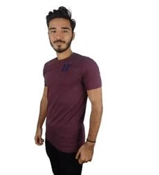 11 Baskılı Mürdüm T-shirt - 2