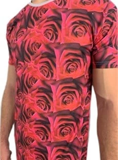 Önü Desenli Beyaz T-shirt - 3