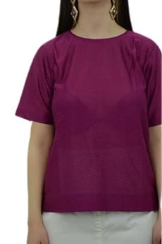 Fuşya Bayan T-Shirt - 3