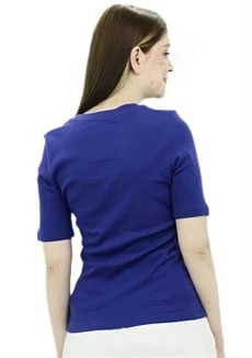 Cat&Dog Baskılı Mavi T-Shirt - Resim 4