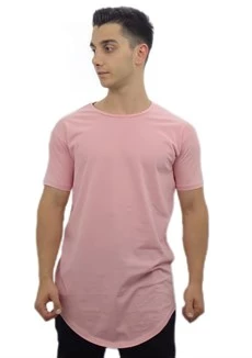 Pembe Basic Erkek T-shirt 10144 ürün görseli