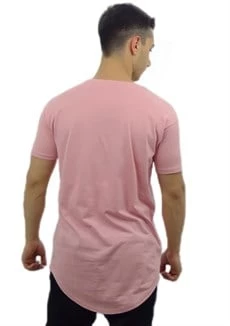 Pembe Basic Erkek T-shirt 10144 - Resim 3