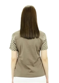 Puantiyeli Yeşil T-Shirt - 4